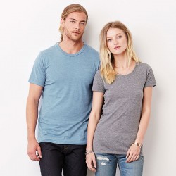 Plain Triblend crew neck t-shirt Bella+Canvas 130 GSM